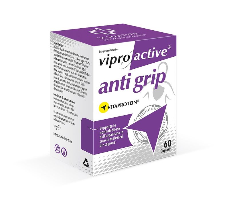 Viproactive Anti Grip difese immunitarie 60 Capsule-1