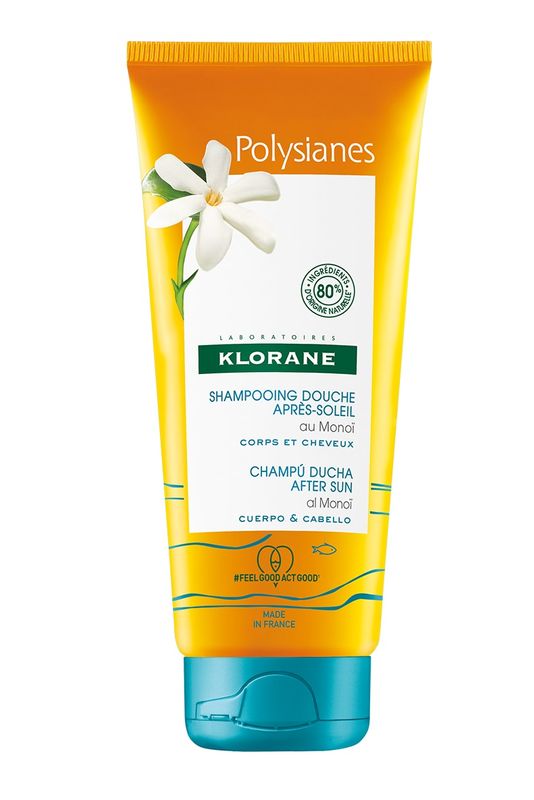 Klorane Shampoo Doccia Doposole ai Monoi Corpo e Capelli 200ml-1