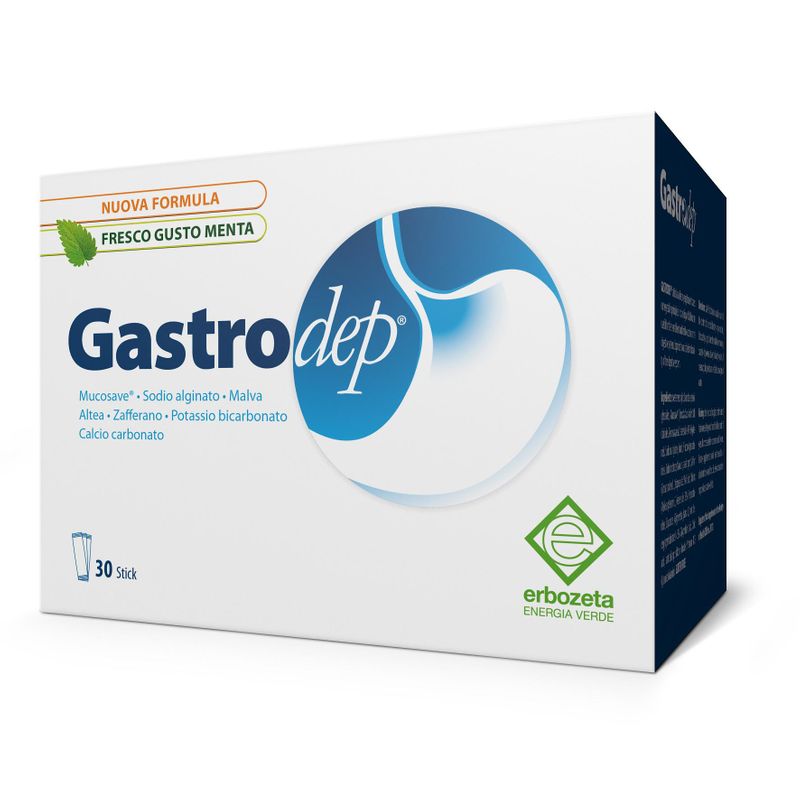 Erbozeta Gastrodep utile per il sistema digerente gusto Menta 30 Stick-1