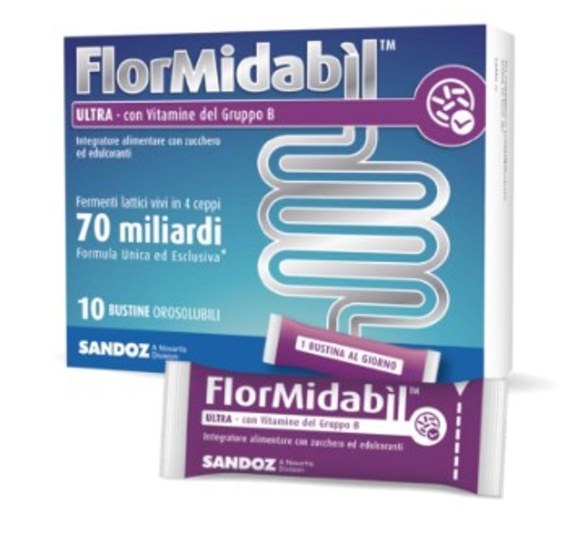 Flormidabil ultra per l'equilibrio della flora intestinale 10 bustine orsosolubili-1