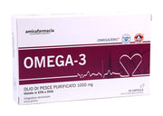Amicafarmacia Omega-3 Olio di Pesce Purificato 1000mg 30 capsule-1