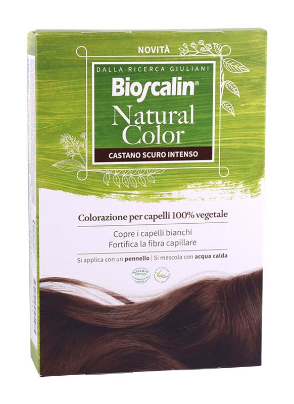 Bioscalin Natural Color colorazione per capelli 100% vegetale Castano Scuro Intenso-1