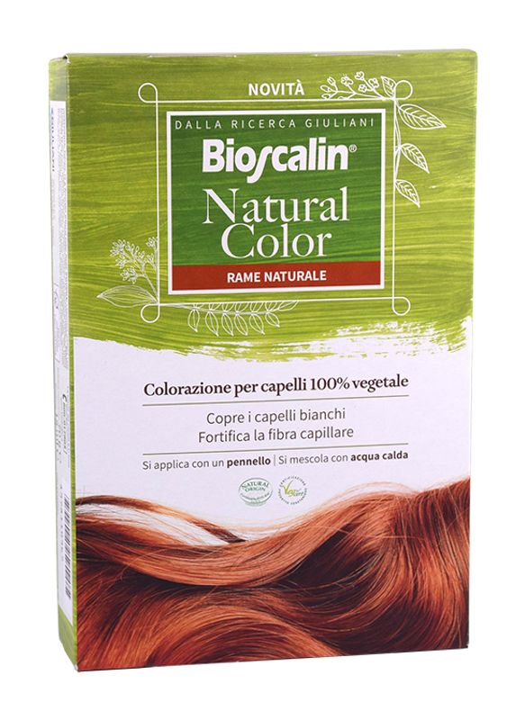 Bioscalin Natural Color colorazione per capelli 100% vegetale Rame Naturale-1