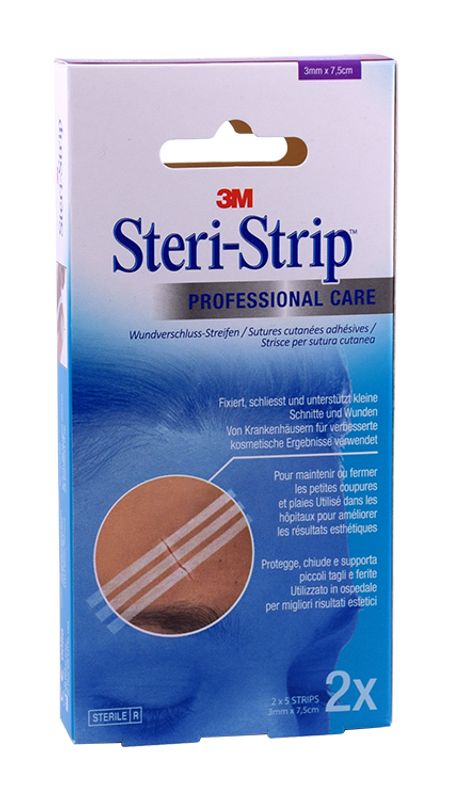 Steri-Strip Cerotti 3x75mm Professional Care 10 pezzi-1