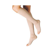 Dualsan Gambaletto A Compressione Decrescente Punta Aperta Tg1 Colore Beige 1 Paio-1