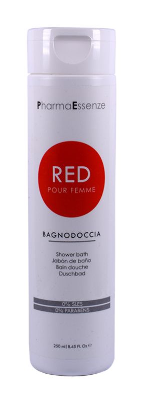 Pharmaessenze Bagno Doccia Red Per Donna 250ml-1