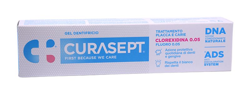 Curasept gel dentifricio trattamento placca e carie 75ml-1