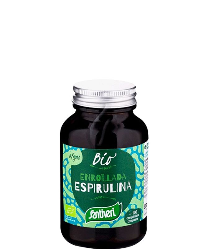 Santiveri Alga Spirulina Bio 100 Compresse-1