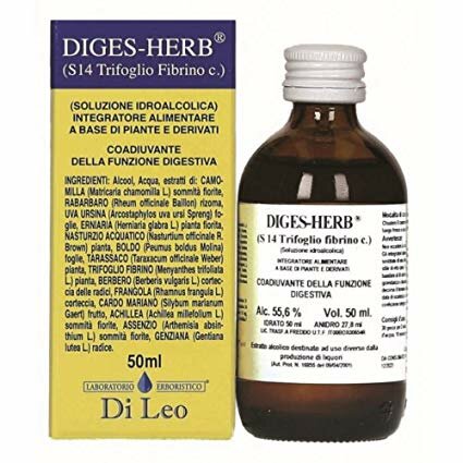 Diges Herb S14 Trifoglio integratore alimentare per l'apparato digerente 50ml-2