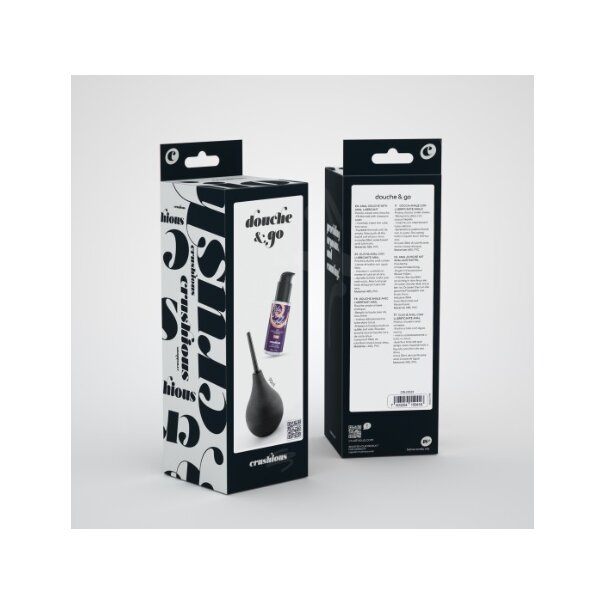 Crushious Douche & Go Doccia Anale 90ml + Lubrificante Anale 50ml-6