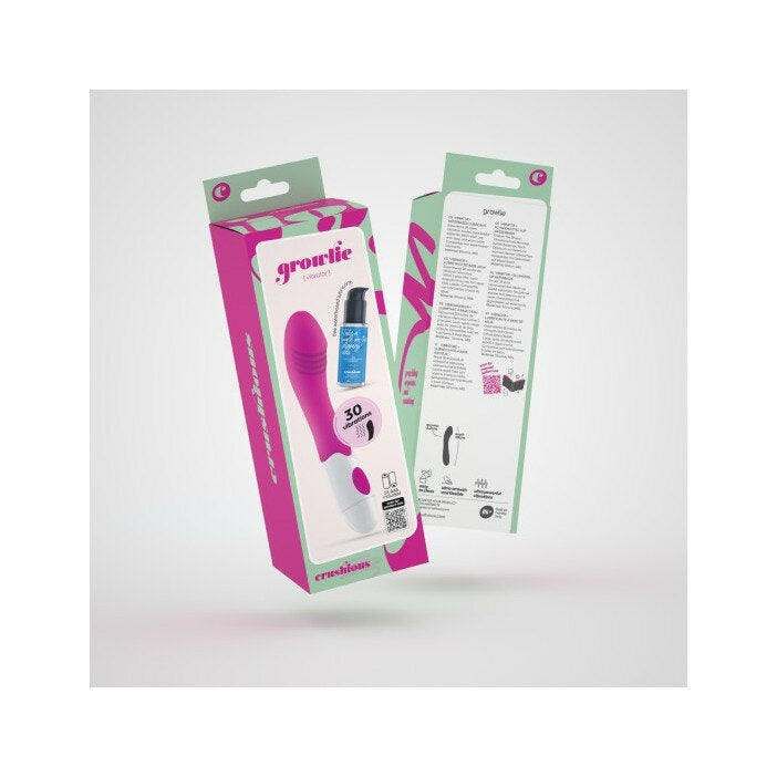 Crushious Vibratore Growlie +  Lubrificante A Base D'acqua 50ml-9