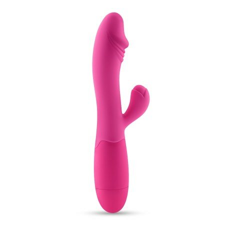 Crushious Vibratore Rabbit Ricaricabile Blossoms Rosa Forte Con Lubrificante A Base D'acqua-2