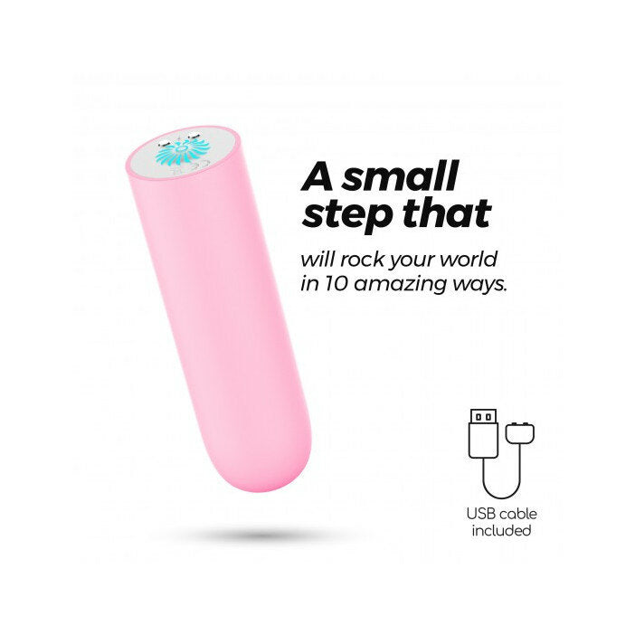 Crushious Quackers Proiettile Vibrante Rosa Usb Ricaricabile-8
