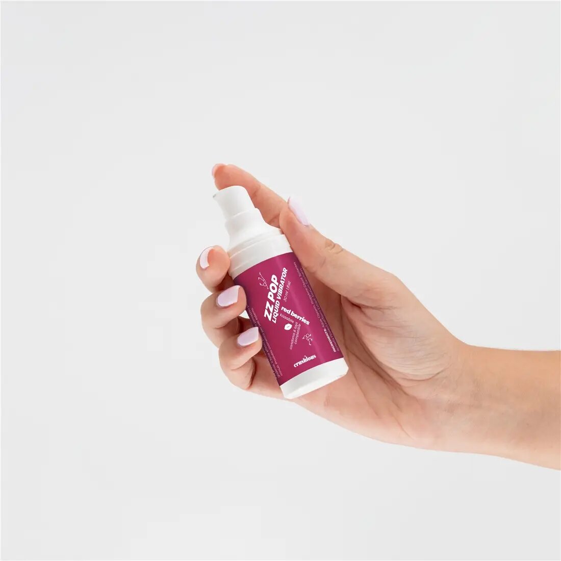 Crushious Vibratore Liquido Zz Pop Aromatizzato Frutti Rossi 30ml-4