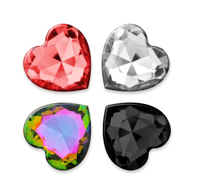 Crushious Cuore Plug Anale Piccolo Con 4 Gioielli Intercambiabili-3