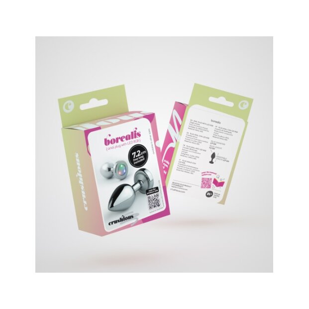 Crushious Borealis Plug Anale Piccolo Con Led-9