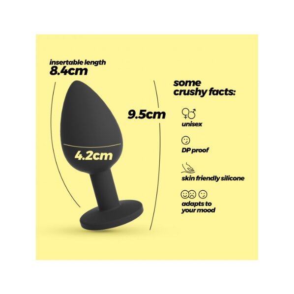 Crushious Camileo Plug Anale Grande Con 4 Gioielli Intercambiabili-10