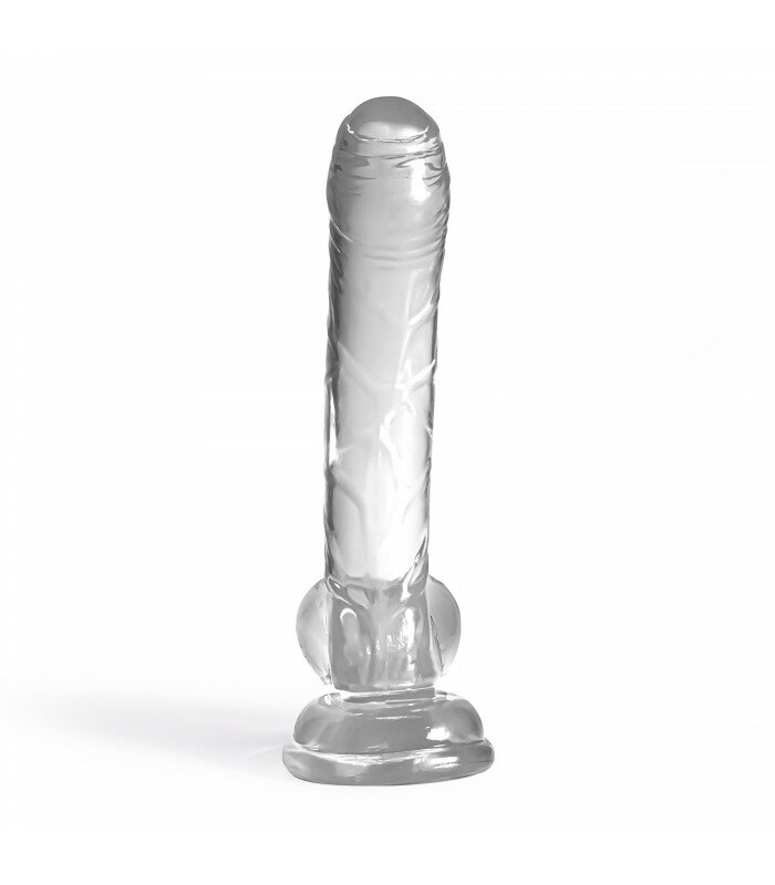 Crushious Hudini Dildo Anale Gelatinoso Trasparente-4