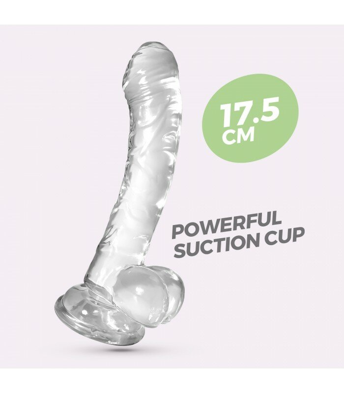 Crushious Hudini Dildo Anale Gelatinoso Trasparente-2