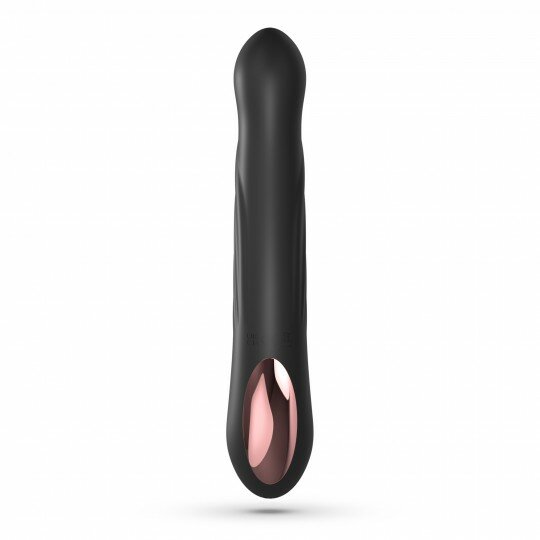 Crushious Lapin Vibratore Rabbit Ricaricabile Con Spinta Nero-2