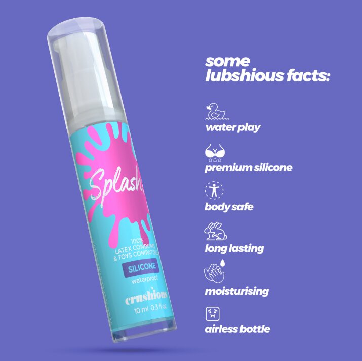 Crushious Jelly Lubrificante Splash Al Silicone 10ml-3