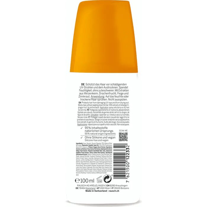 Rausch Spray Per Capelli Idratante Al Germe Di Frumento 100ml-3