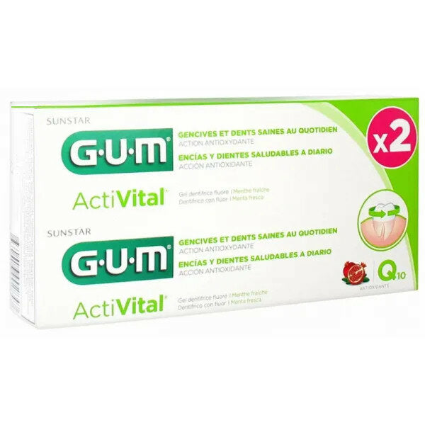 Gum Activital Dentifricio Gel 2x75ml-1