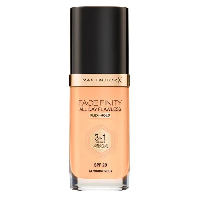 Max Factor Facefinity All Day Flawless 3 In 1 Shade 44 Warm Ivory 30ml-1