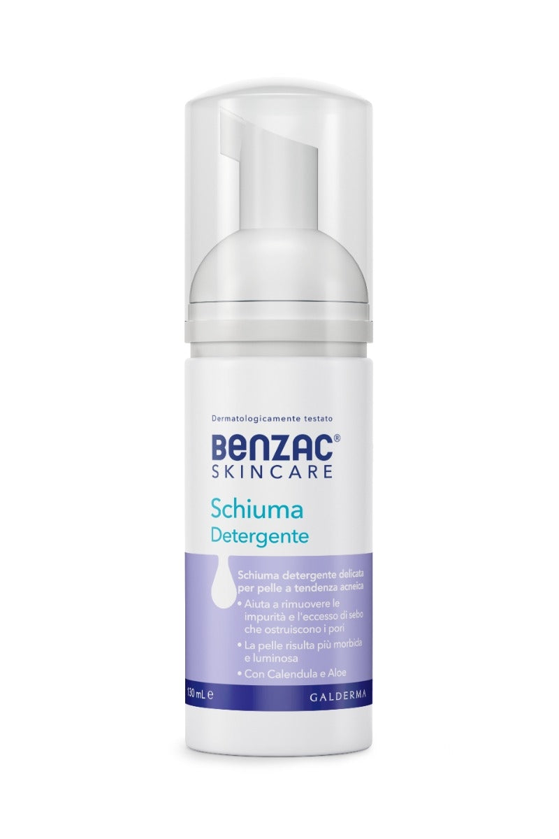 Benzac Skincare Schiuma Detergente Viso Pelle Acneica 130ml-1