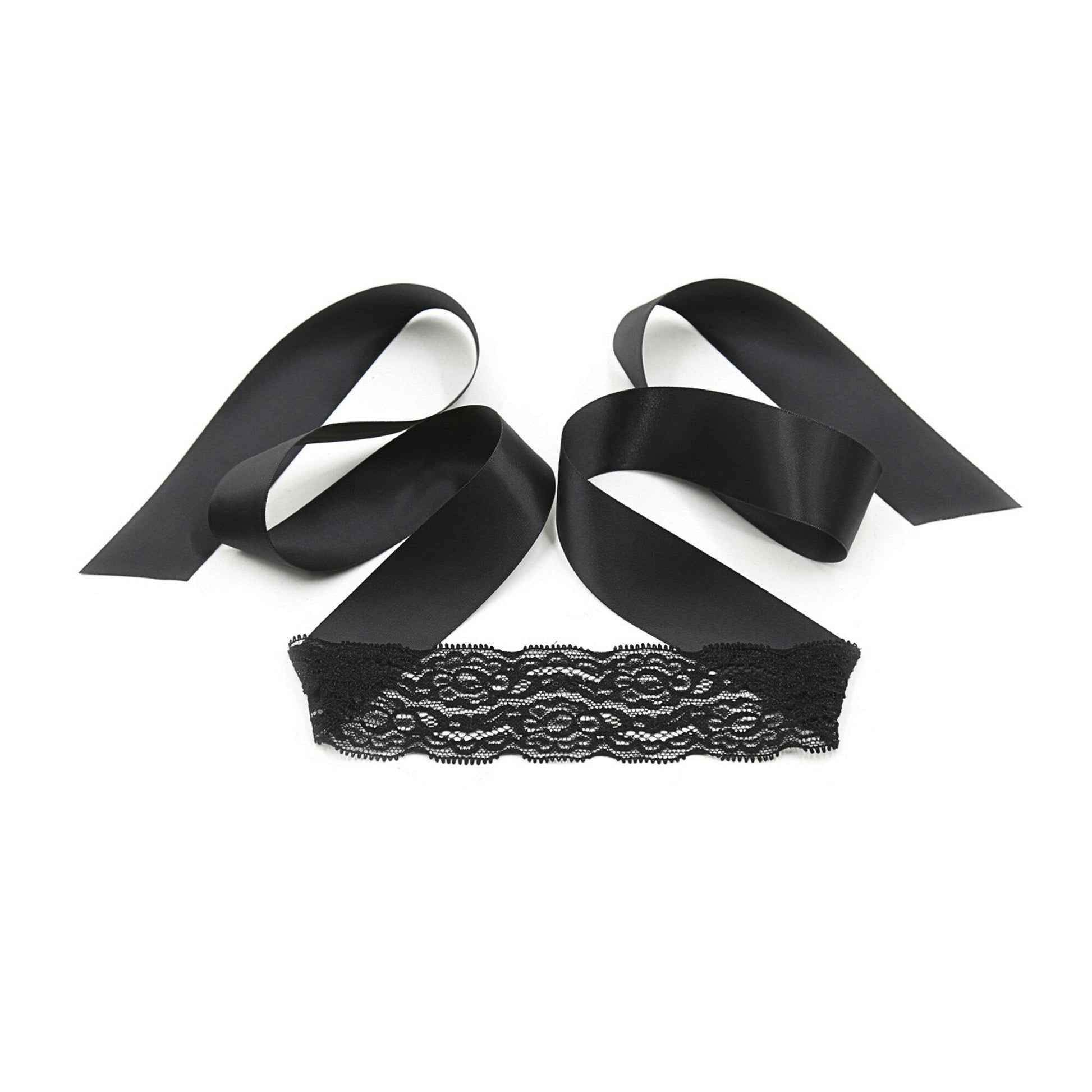 Crushious Set Di Pizzo Nero Lace Me Up-2