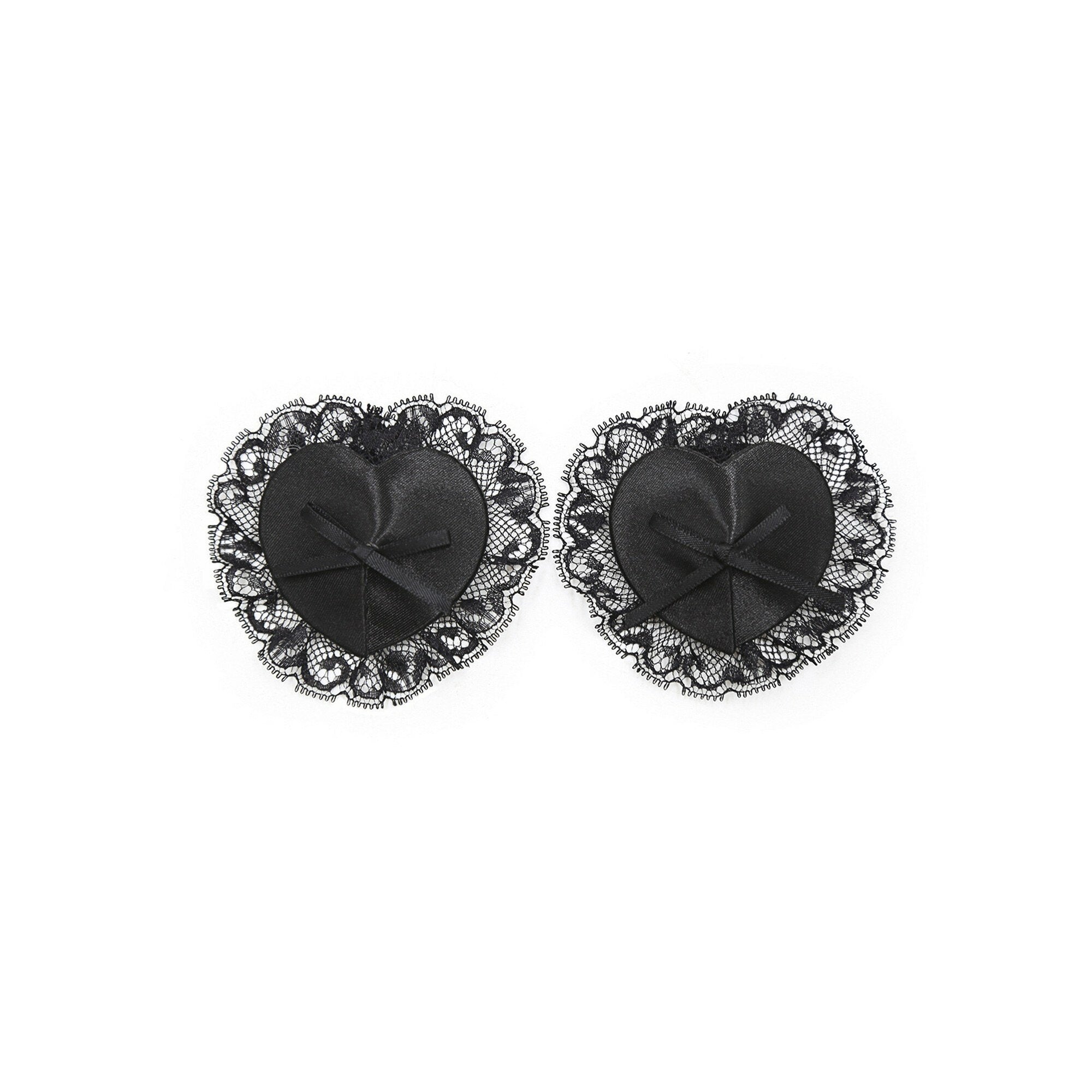 Crushious Set Di Pizzo Nero Lace Me Up-3