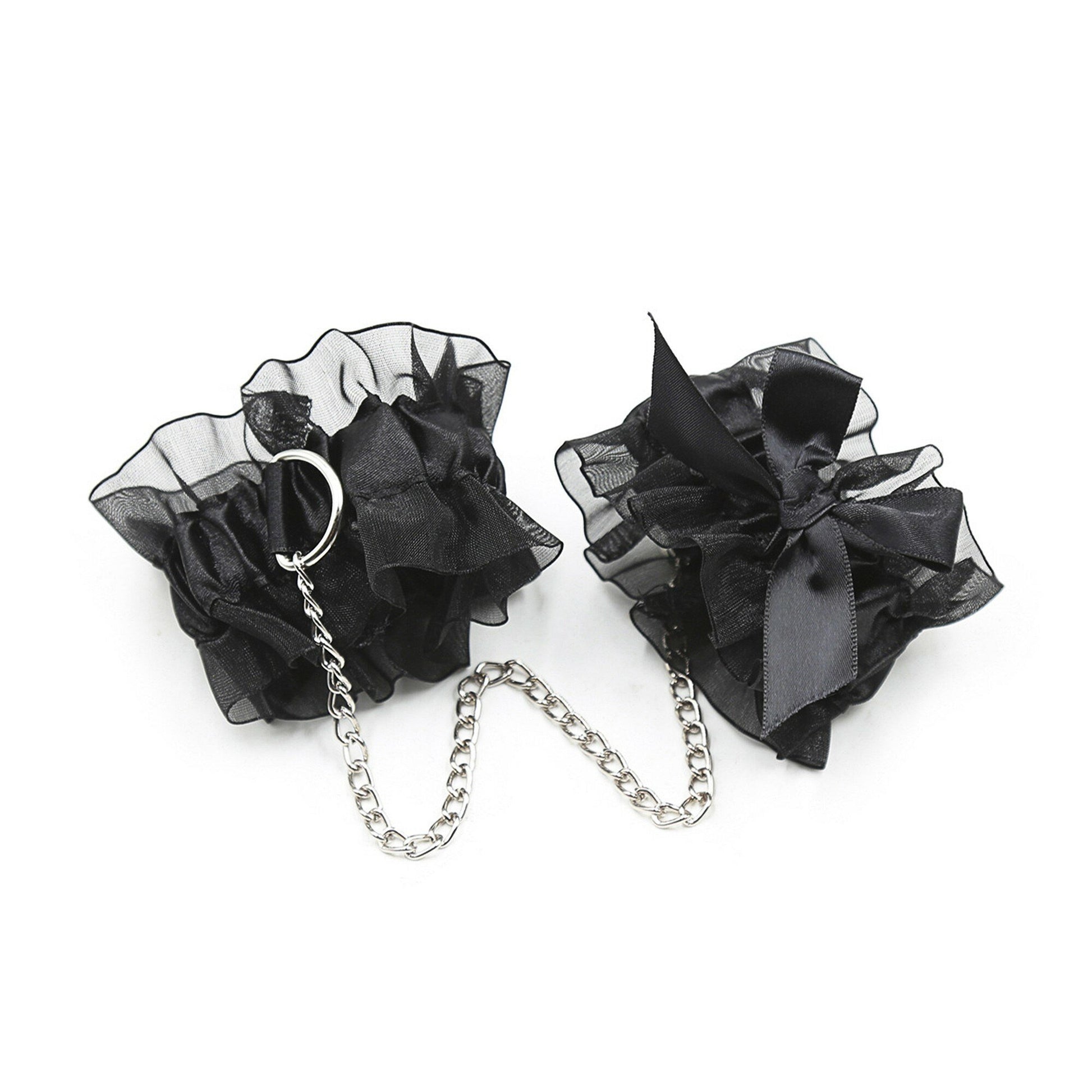 Crushious Set Di Pizzo Nero Lace Me Up-4