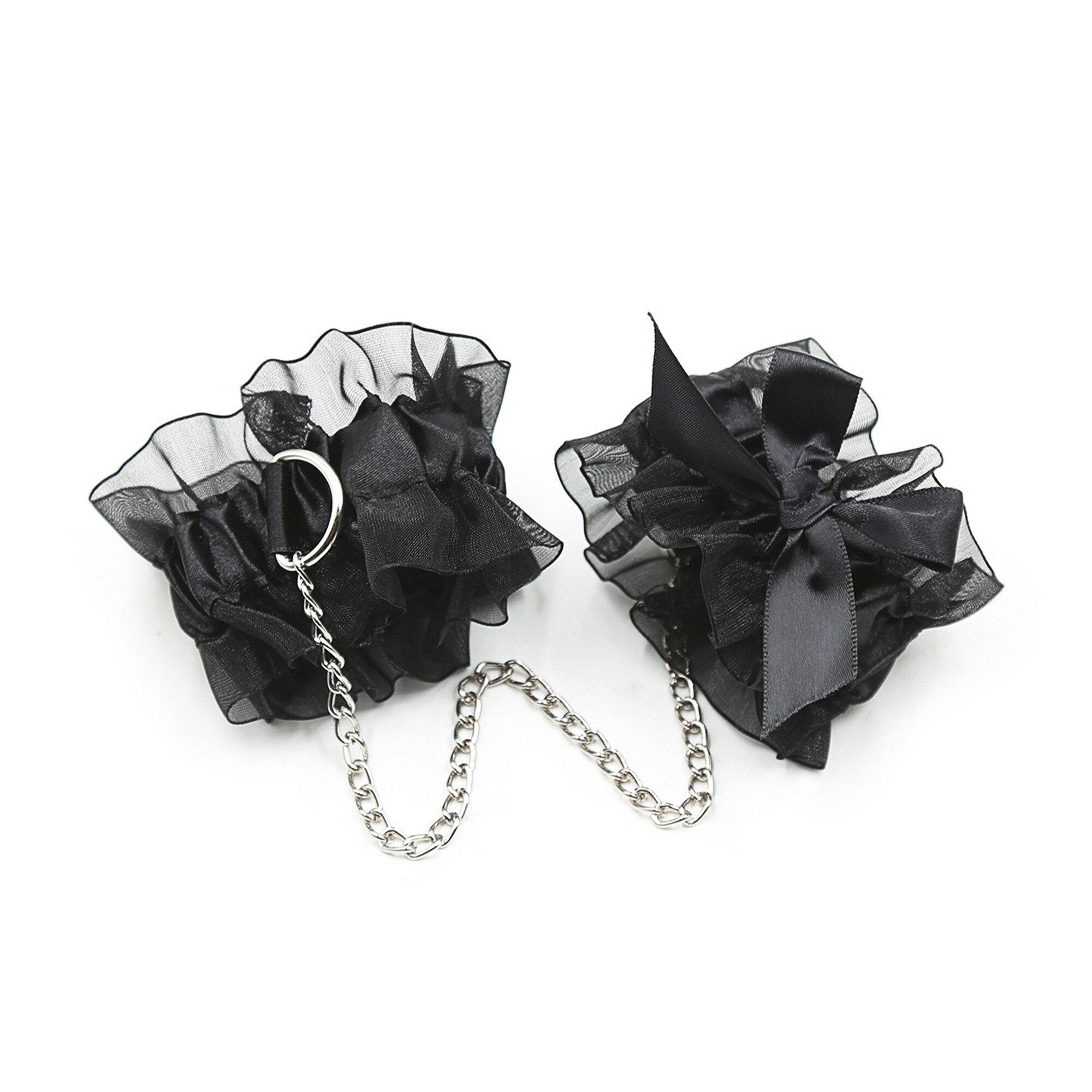 Crushious Set Di Pizzo Nero Lace Me Up-4