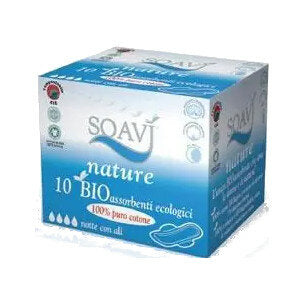 Soavi Assorbenti Bio Ali Notte 10 Pezzi-2
