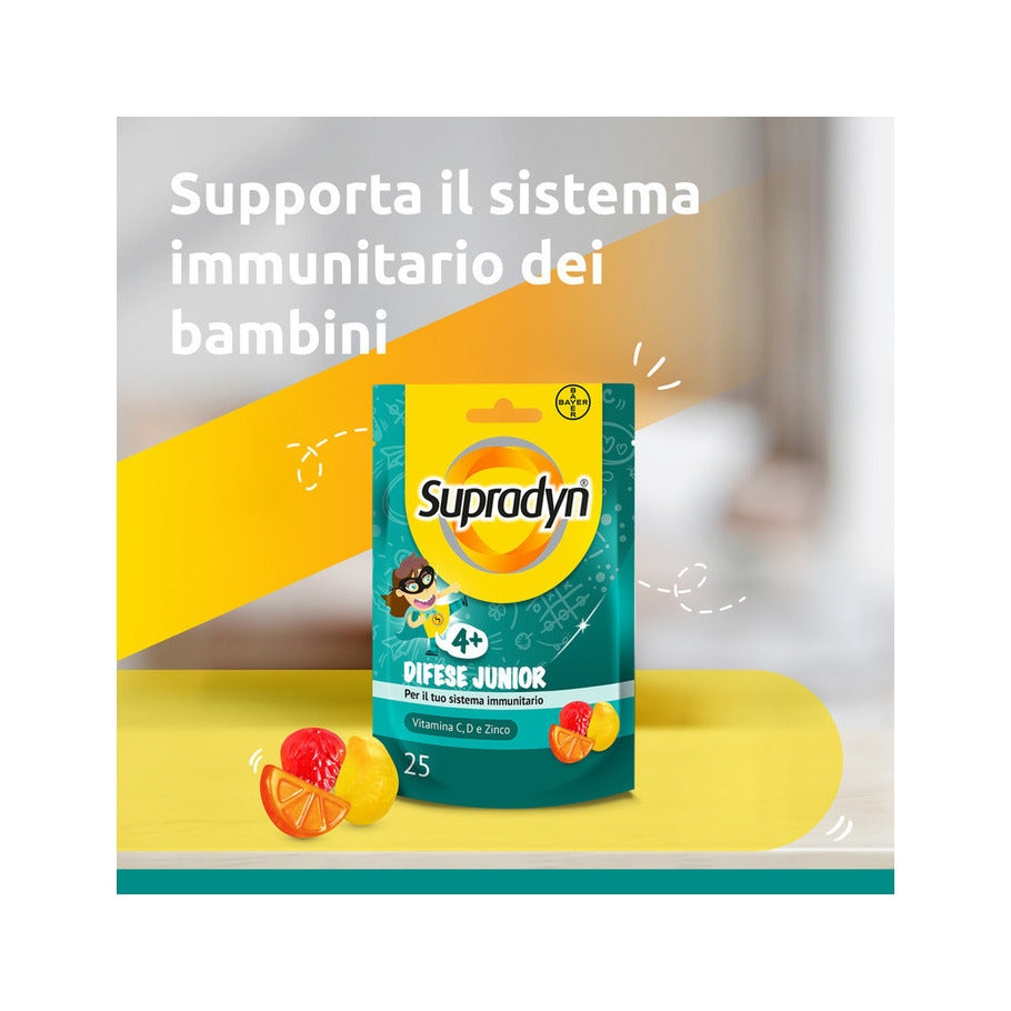 Supradyn Difese Junior Integratore Difese Immunitarie con Vitamina C D e Zinco 25 Caramelle Gommose-31