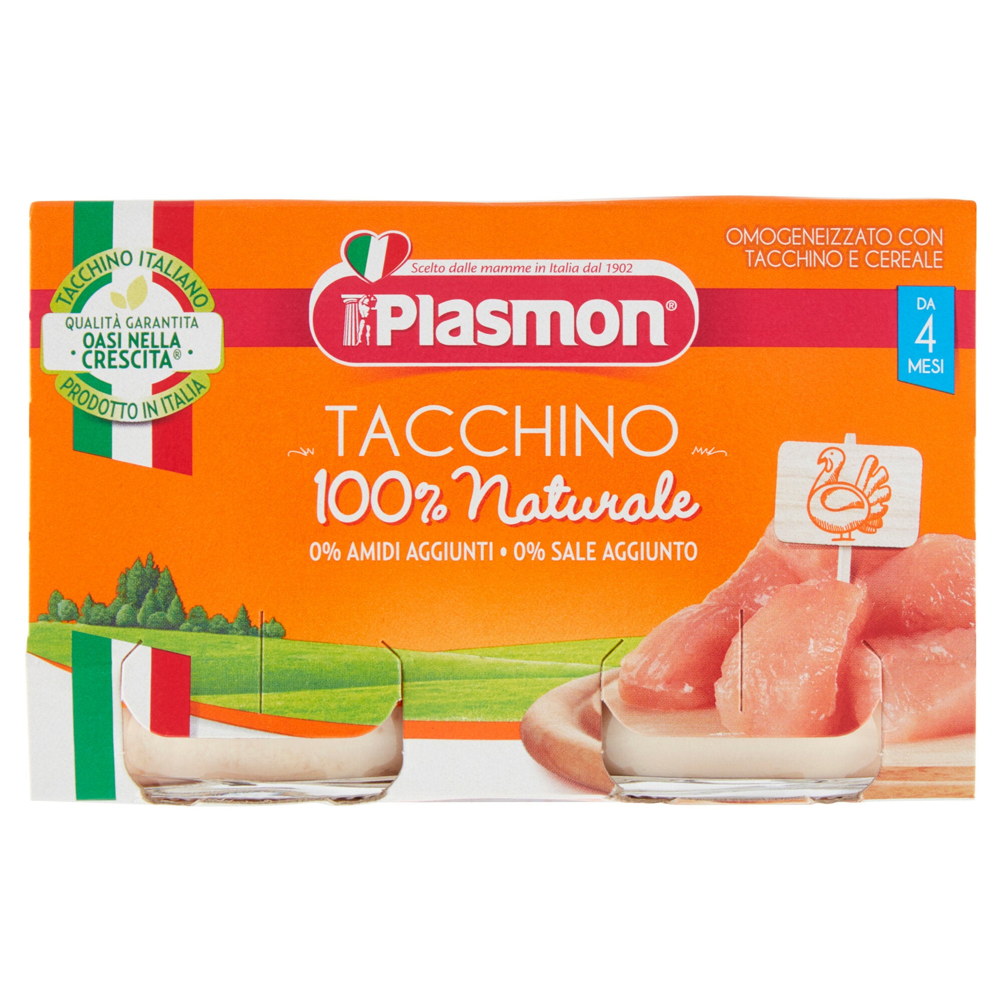 Plasmon omogeneizzato tacchino 2x120g-2
