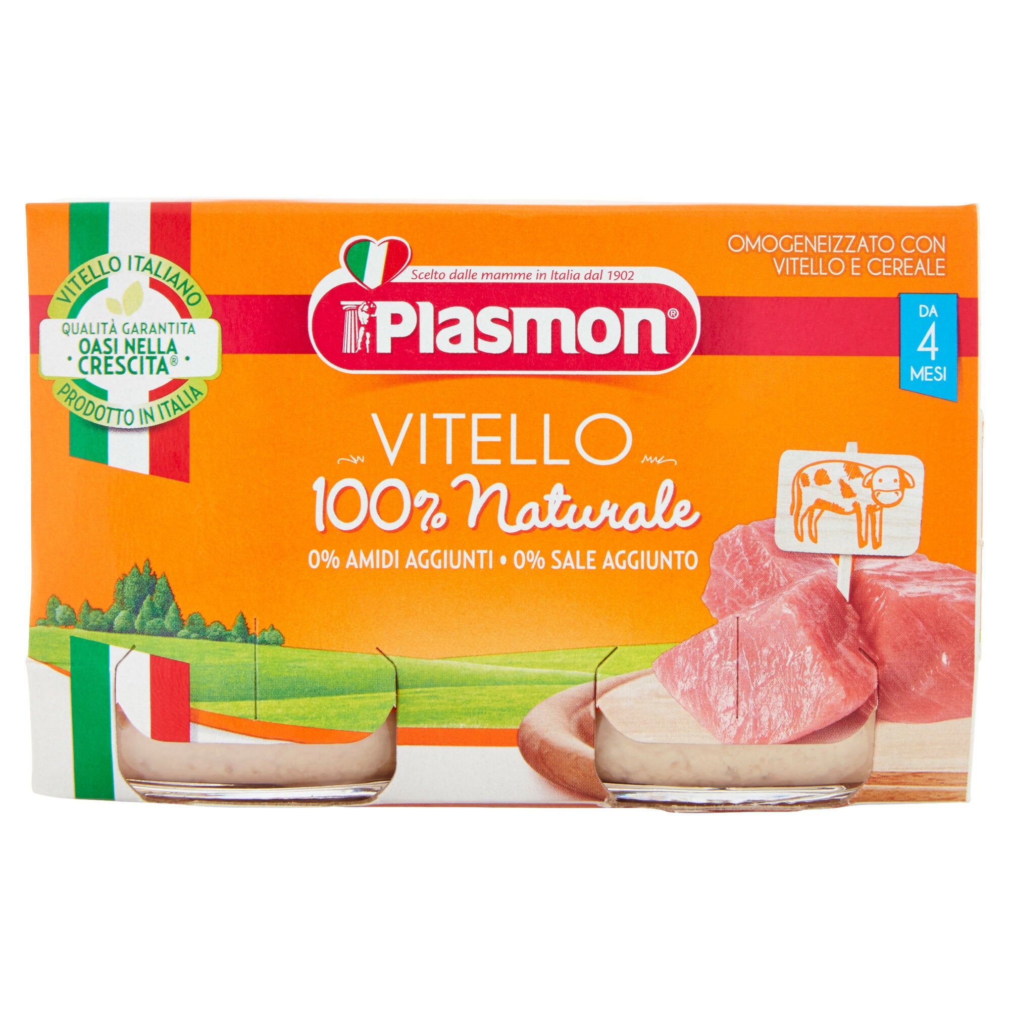 Plasmon omogeneizzato vitello 2x120g-2