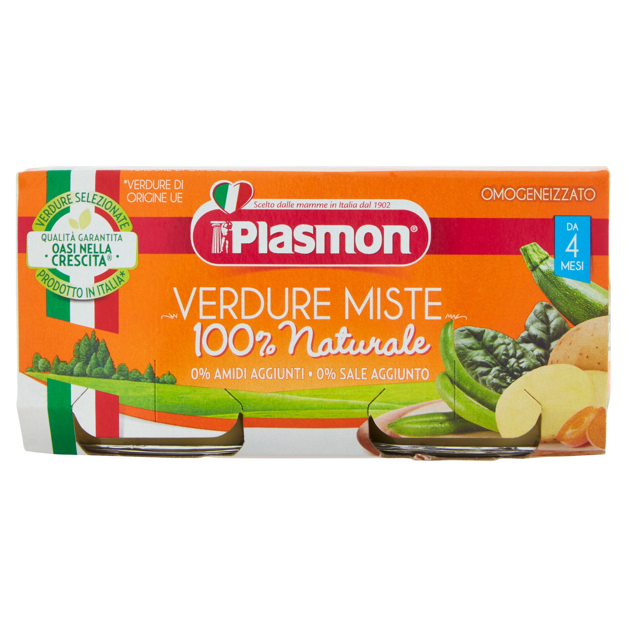 Plasmon Omogeneizzato Verdure Miste 2x80g-1