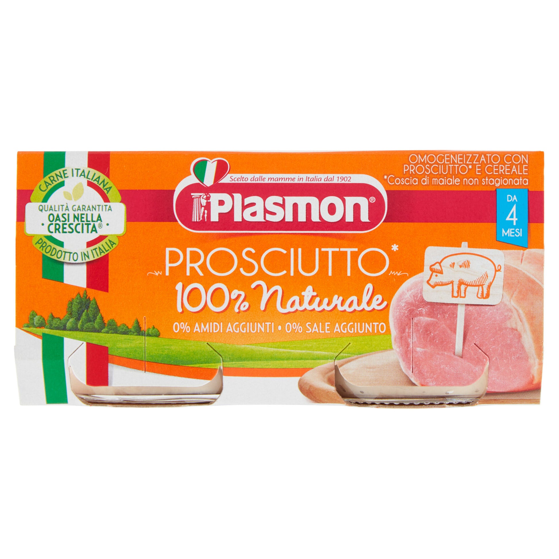 Plasmon omogeneizzato prosciutto cotto 2x80g-2