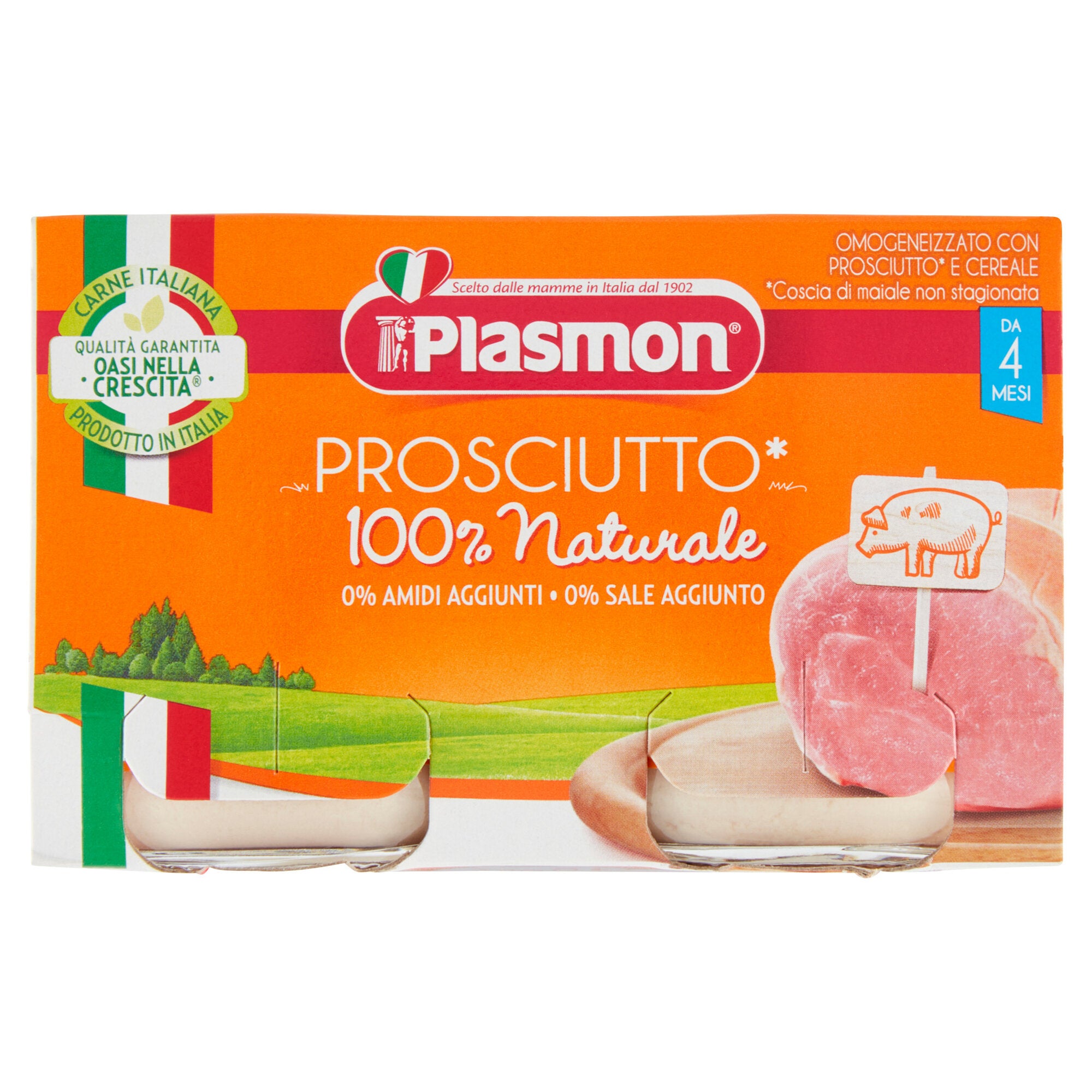 Plasmon omogeneizzato prosciutto cotto 2x120g-2