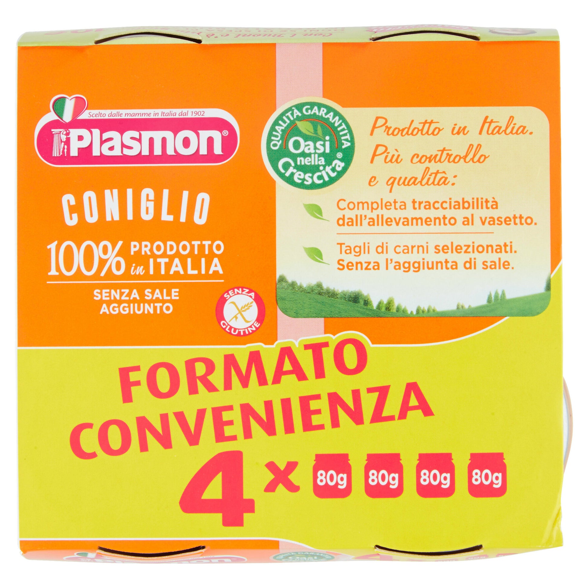 Plasmon Omogeneizzato Coniglio 4x80g-1