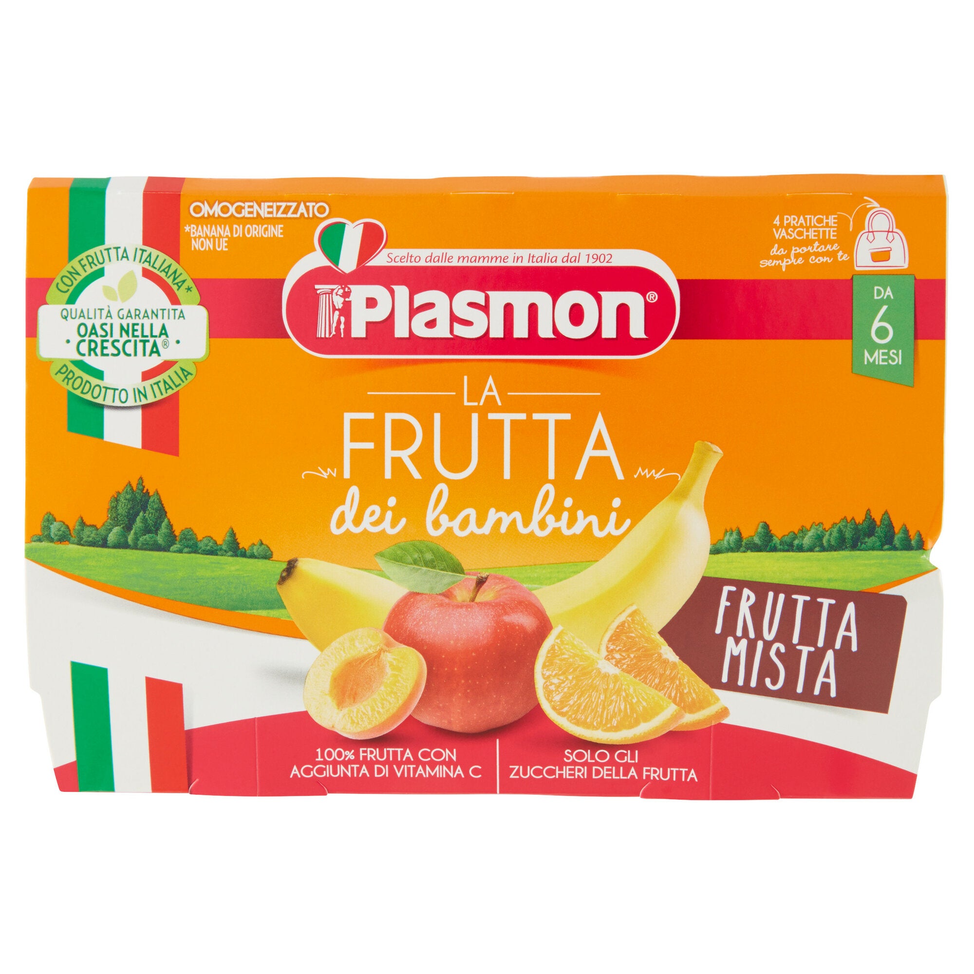 Plasmon Sapori di Natura gusto frutta mista 4x100g-2
