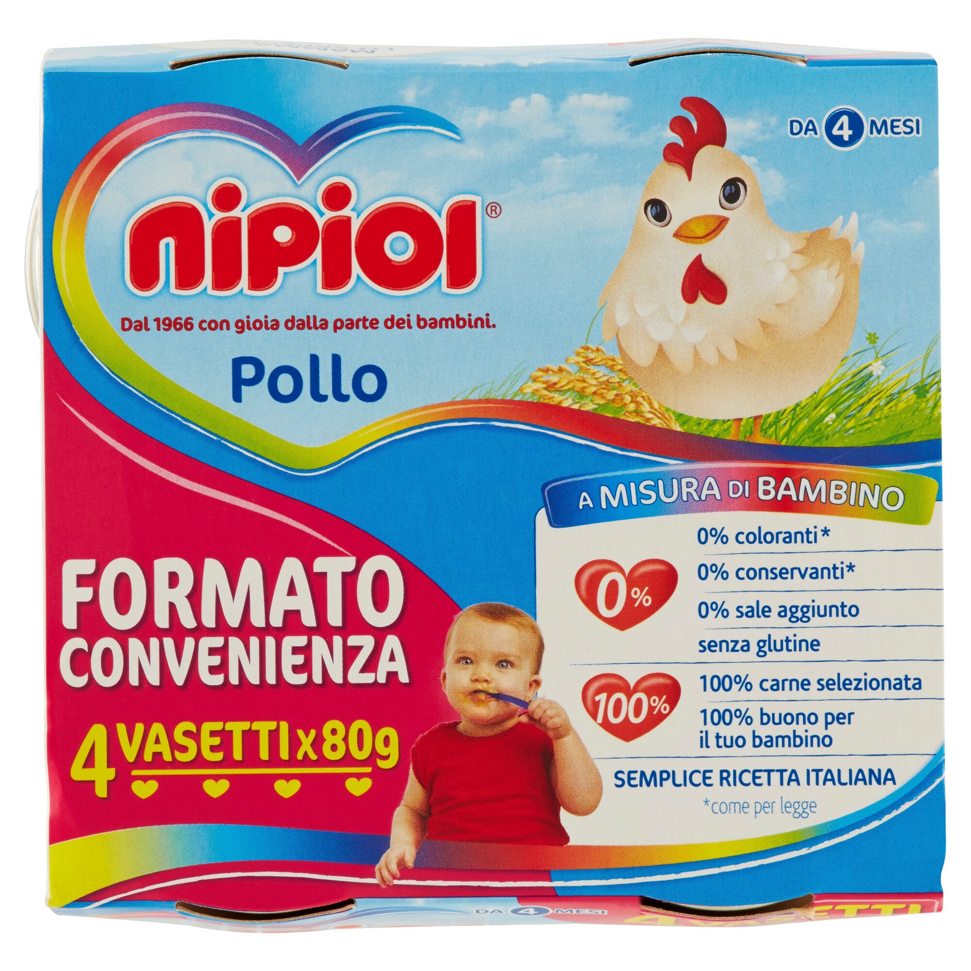 Nipiol omogeneizzato gusto pollo 4x80g-2