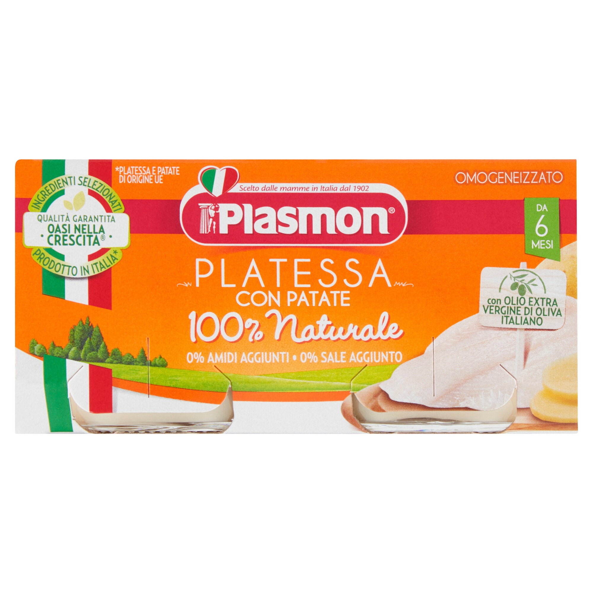 Plasmon omogeneizzato platessa 2x80g-2