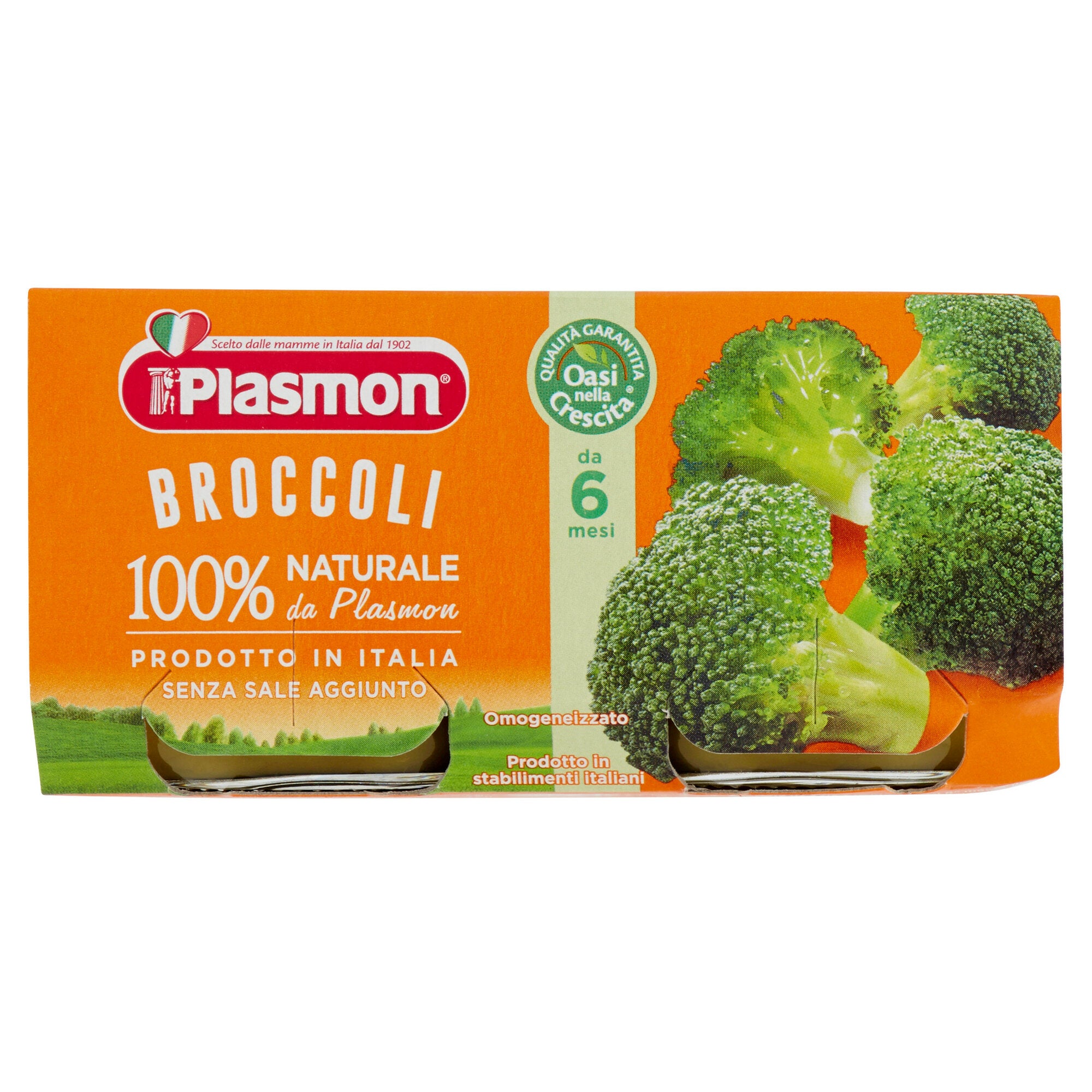 Plasmon omogeneizzato broccoli 2x80g-2