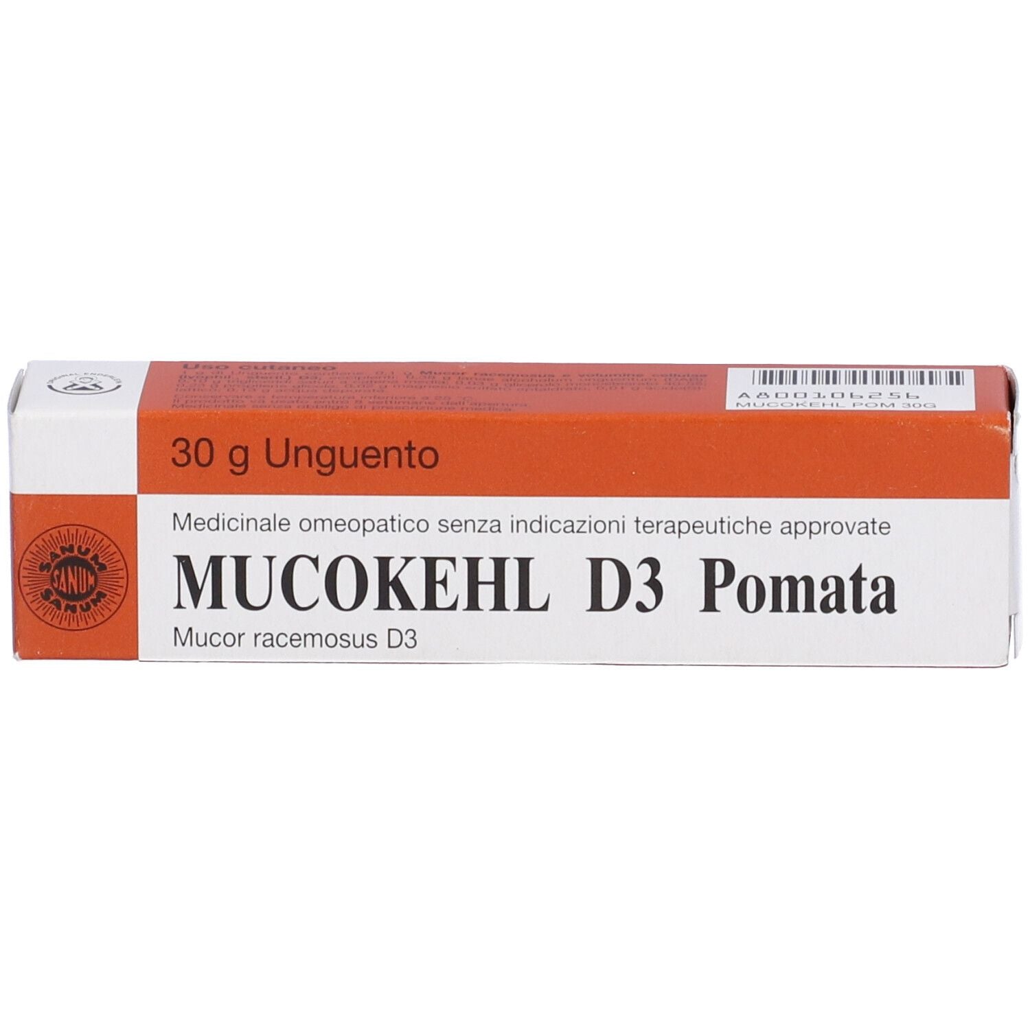 Sanum Mucokehl D3 Pomata 30g uso cutaneo unguento