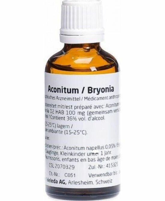 Weleda Aconitum Bryonia Diluita 20ml Gocce-2