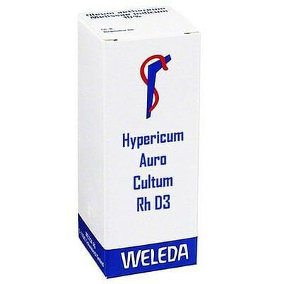 Weleda Hypericum Auro cultum Rh D3 medicinale omeopatico gocce 20ml-2