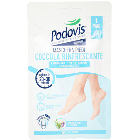 Podovis Coccola Rinfrescante maschera per piedi 1 paio-2
