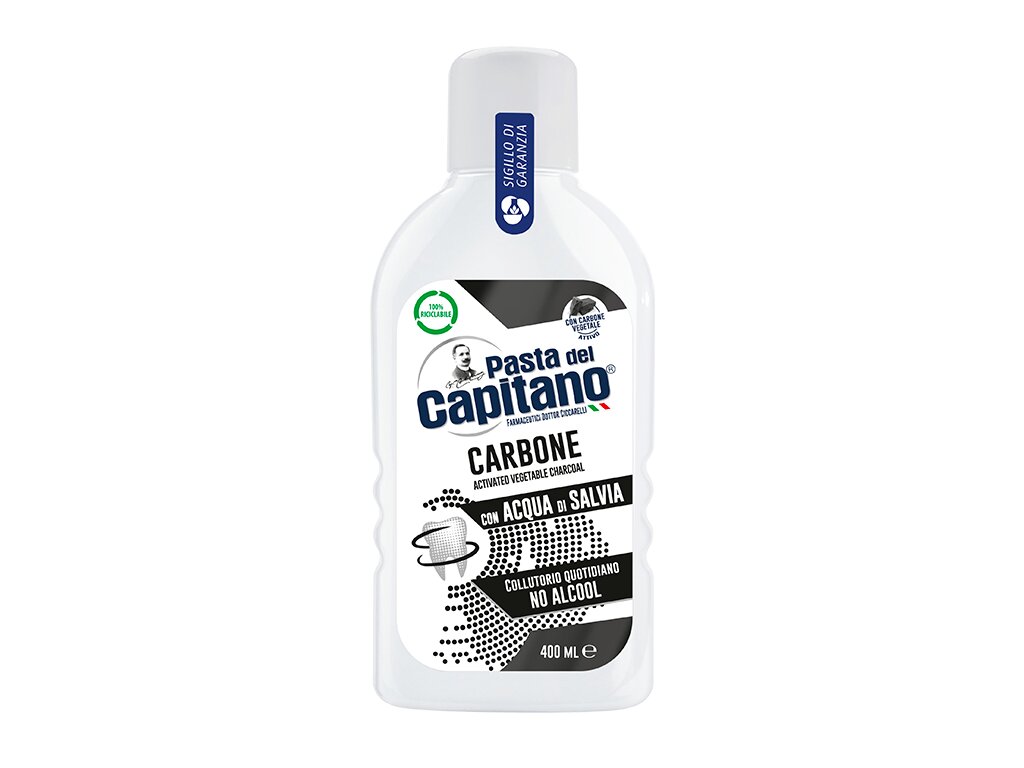 Pasta Del Capitano Collutorio Al Carbone 400ml-1